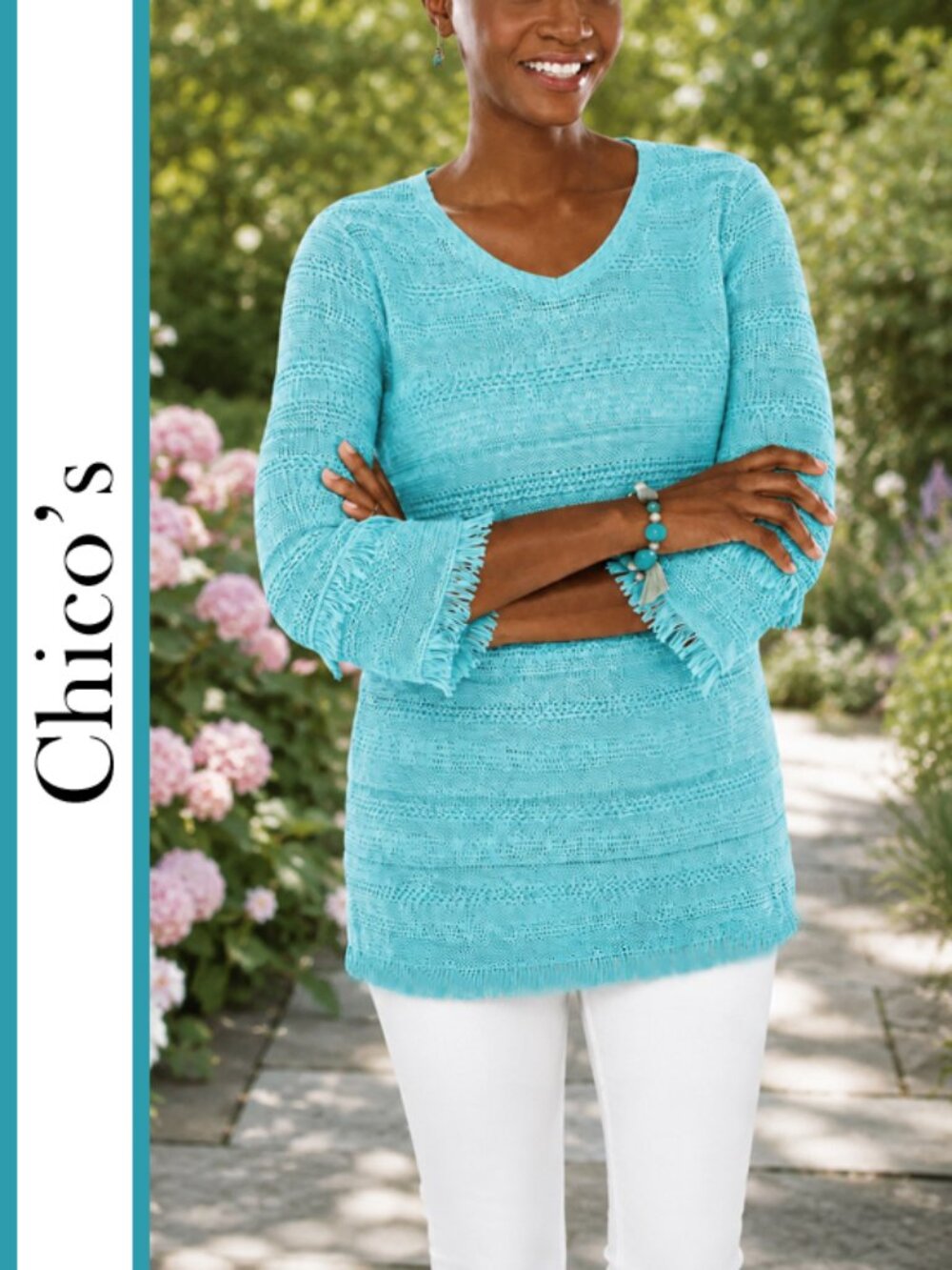 Chico's | Textured Stitch Pullover Sweater